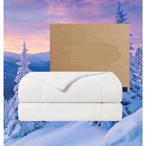 R Evercool Cooling Comforter, Arctic Queen OPEN BOX SILVER INFUSED rest